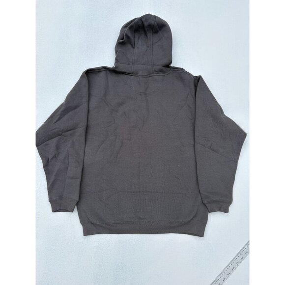 Bluemile Ville Hoodie Pullover Sweatshirt Gray Yellow Graphic Design Mens Size M - Picture 2 of 5